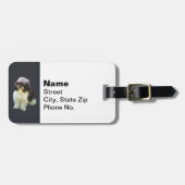 Adorable Shih Tzu Puppy ラゲッジタグ (正面横)