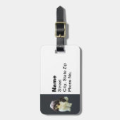 Adorable Shih Tzu Puppy ラゲッジタグ (正面縦)