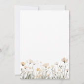 Adorable Silly Goose Baby Shower 招待状 (裏面)