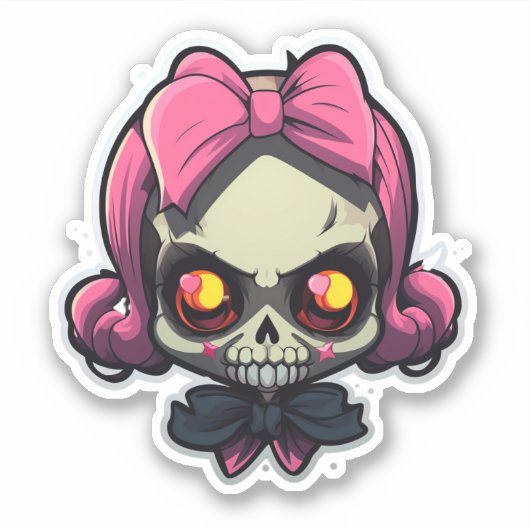 Adorable Skull シール (正面)