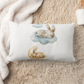 Adorable Sleeping Rabbits Cushion – Cute & Cozy Bu ランバークッション (ブランケット)
