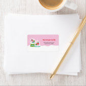 Adorable Snow Globes with Gifts and Candy in Pink ラベル (インサイチュ)