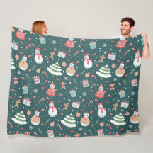 Adorable Snowman Christmas Pattern