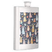 Adorable Soft Pastel Baby Animal Classic Flask フラスク (右)