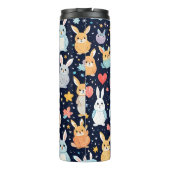 Adorable Soft Pastel Baby Animal Pattern Thermal タンブラー (裏面)