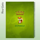 Adorable Squirrel Wildlife Nature Lover Green 🐿 ノートブック