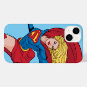 Adorable Supergirl Stance Case-Mate iPhoneケース (裏面 (横))