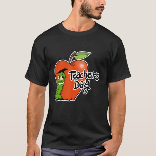Adorable Teacher's Day Apple Design - Perfect for  Tシャツ (正面)