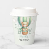 Adorable Teddy Bear Baby Shower Boy Party 紙コップ (正面)
