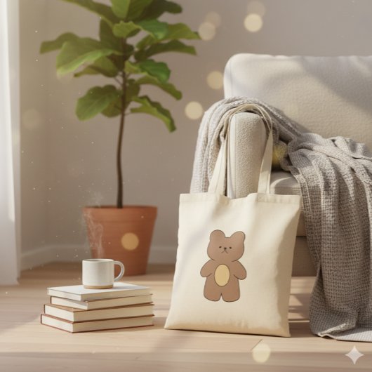  Adorable Teddy Bear Gummy Minimalist Tote Bag トートバッグ