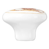 Adorable Teddy Bear & Half Moon セラミックノブ (側面)