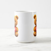 Adorable Teddy bear I miss you コーヒーマグカップ (中央)