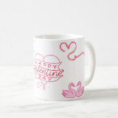 Adorable Teddy Love Mug コーヒーマグカップ (正面右)