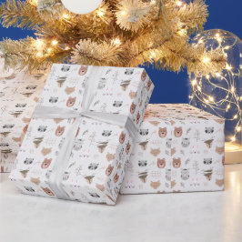 Adorable Teddy Pattern Gift Wrap for All Occasions ラッピングペーパー