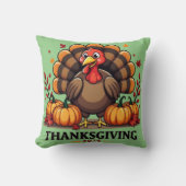 Adorable Thanksgiving Turkey 2024 クッション (正面)