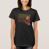 Adorable Thanksgiving Turkey Giving Peace Sign   Tシャツ (正面)