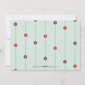 Adorable Type Christmas Photo Card シーズンカード (裏面)