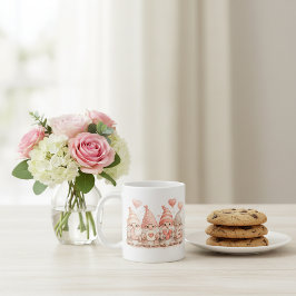 Adorable Valentine Gnome LOVE Mug コーヒーマグカップ