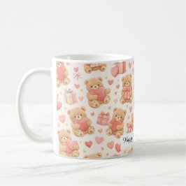 Adorable Valentine’s Day Coffee Teddy Bear Mug コーヒーマグカップ