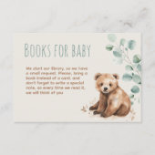 Adorable woodland foliage bear nursery rhyme enclo エンクロージャーカード (正面)