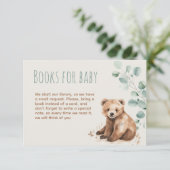 Adorable woodland foliage bear nursery rhyme enclo エンクロージャーカード (スタンド正面)