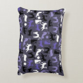 Adorable Yoga Cute Cat Poses アクセントクッション (裏面(縦))