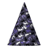 Adorable Yoga Cute Cat Poses パーティーハット (左)