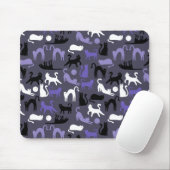 Adorable Yoga Cute Cat Poses マウスパッド (マウス)