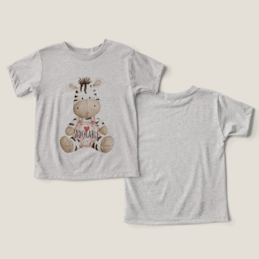 Adorable Zebra Animal (デザイン正面&裏面)