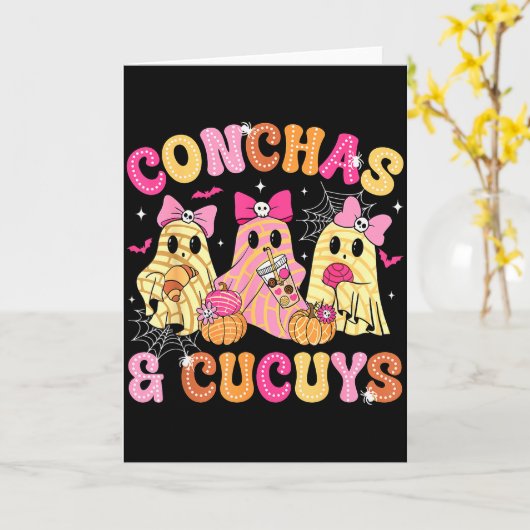 Adorables Conchas y el Fantasma de Cucuys Divertid カード (黄色い花)