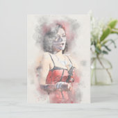 Adorables Woman At Parade Card 案内状 (スタンド正面)