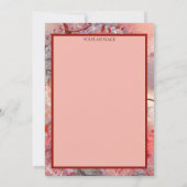 Adorables Woman At Parade Card 案内状 (裏面)