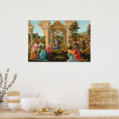 Adoration Magi - Sandro Botticelliファインアートポスター ポスター (キッチン)