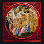 ADORATION OF MAGI Fra Angelico,Christmas ポスター<br><div class="desc">Adoration of Magi by Fra Beato Angelico.</div>