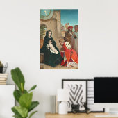 Adoration of Magi, Juan de Flandesファインアートポスター ポスター (ホームオフィス)