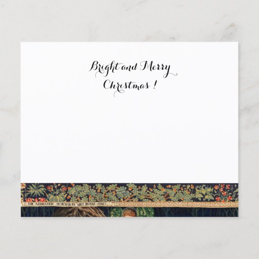 ADORATION OF MAGI Morris,Burne-Jones チラシ (裏面)