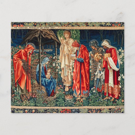 ADORATION OF MAGI Morris,Burne-Jones チラシ (正面)