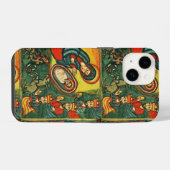 ADORATION OF MAGI ,PRIMITIVE NATIVITY クリスマス iPhoneケース (裏面横)