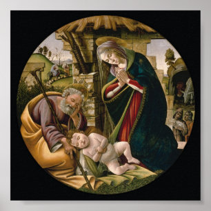 Adoration of the Christ Child ポスター