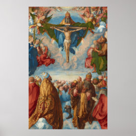 Adoration of the Trinity, detail by Albrecht Durer ポスター