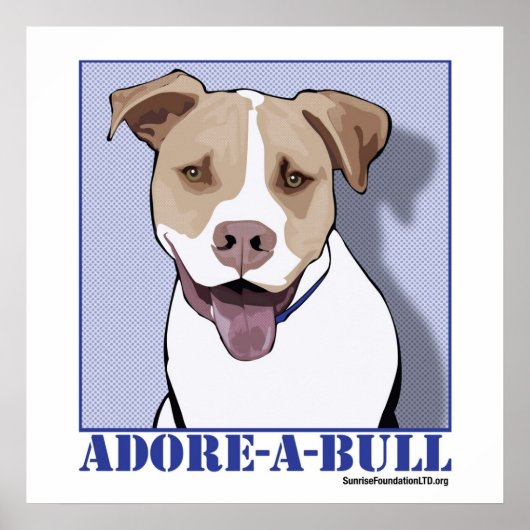Adore-a-bull Desmond the Pit Bull ポスター (正面)