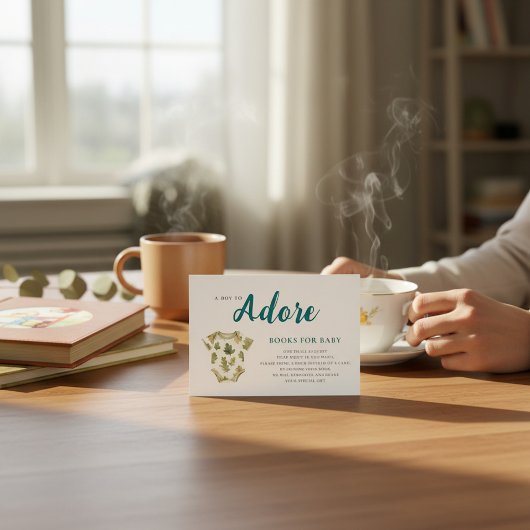 Adore Baby  Botanical Books for Baby  エンクロージャーカード