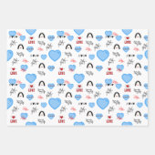 Adore pop lover valentine ラッピングペーパーシート (正面)