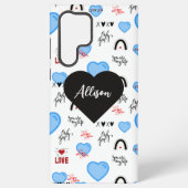 Adore pop lover valentine samsung galaxyケース (裏面)