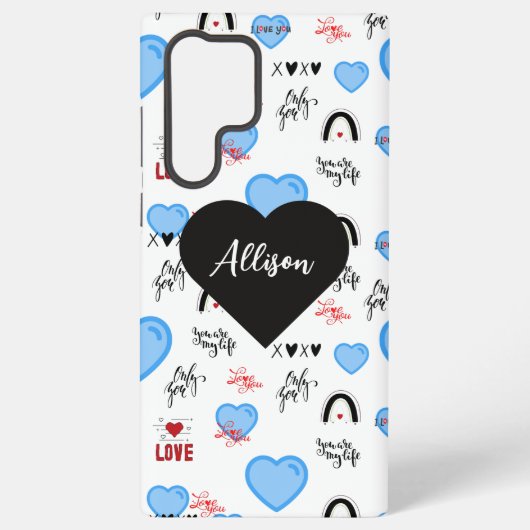 Adore pop lover valentine samsung galaxyケース (裏面)