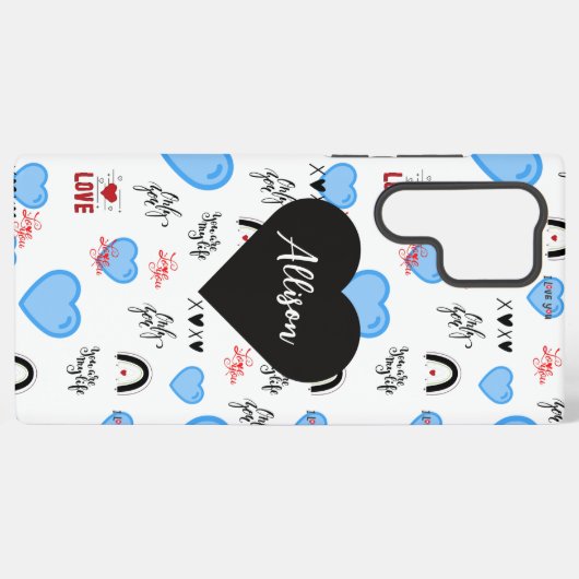 Adore pop lover valentine samsung galaxyケース (裏面横)