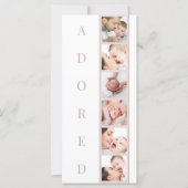 ADORED統計数々の写真ガール誕生のお知らせ (正面)