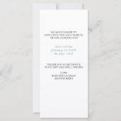 ADORED Stats 数々の Photo Boy Birth Announcement (裏面)