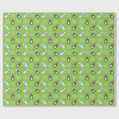 Adoribleの白くまおよびペンギンの包装紙 ラッピングペーパー (フラット)