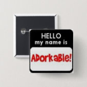 aDORKable 缶バッジ (正面&裏面)